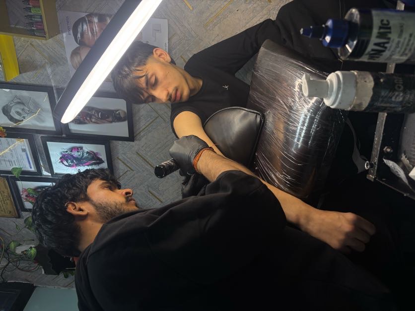 Roman numeral tattoo