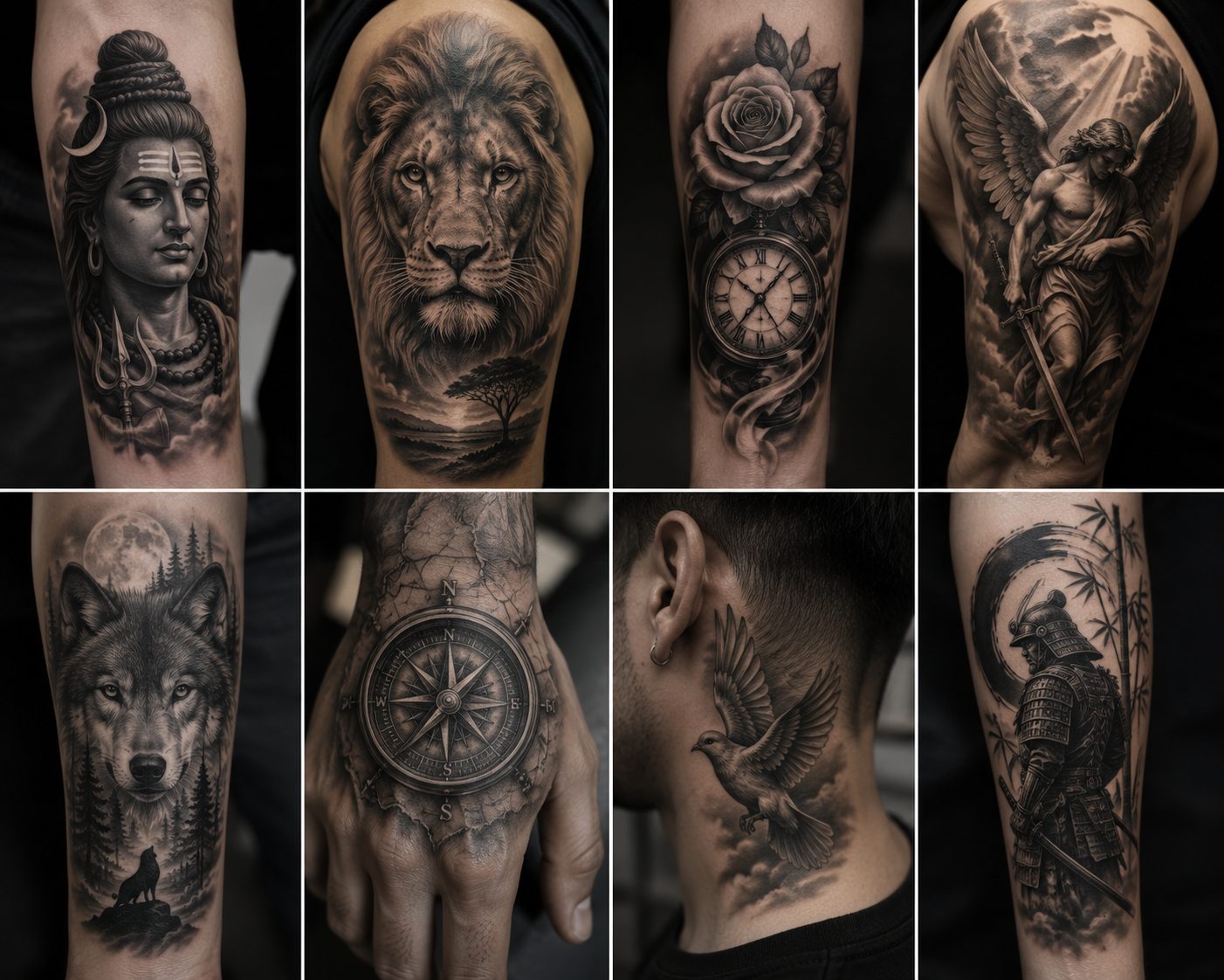 Black & Gray Tattoos