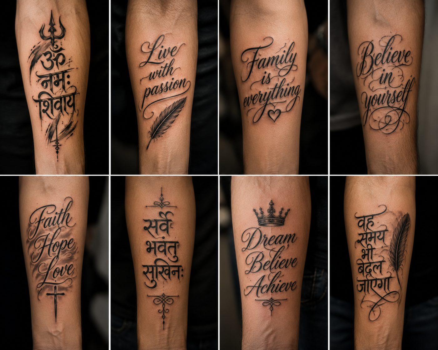 Calligraphy & Script Tattoos